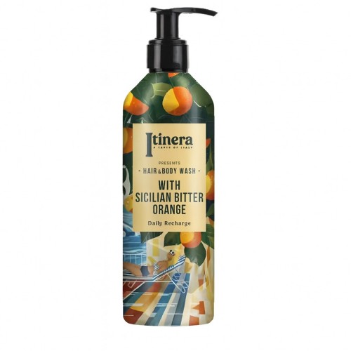 Șampon și gel de duș 370 ml, Itinera